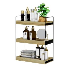 3 Tier Bathroom Counter Organizer, Counter Standing Rack Cosmetic Holder, Bathroom Countertop Organizer and Storage Shelf, Vanity Organizer Bathroom C