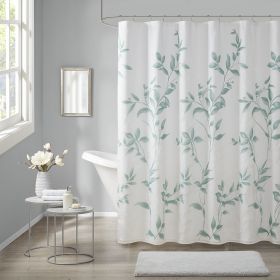 Burnout Printed Shower Curtain