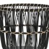 S/3 BAMBOO PLANTERS 11/13/15", BLACK