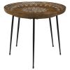 Honey and Black 2-Piece Nesting Table