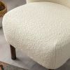 Tufted Side Chair with Solid Wood Legs for Living Room Bedroom