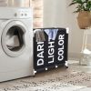 3-Bag Laundry Hamper Cart Waterproof 600D Oxford Cloth 3-Selection Laundry Basket with 4 Wheels Rolling Laundry Sorter For Bathroom Bedroom Laundry Ro