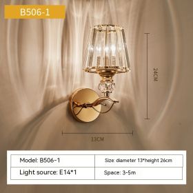 Eye Protection Wall Lamp Simple Modern Stair Aisle Living Room Wall Lamp (Option: Support Xiaoai-506 Single Head)