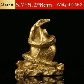 Creative Twelve Zodiac Resin Set Ornaments (Option: Snake)