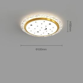 Home Creative Warm And Romantic Bedroom Lamp (Option: 8099Platinum 50CM-Apolar modulation)