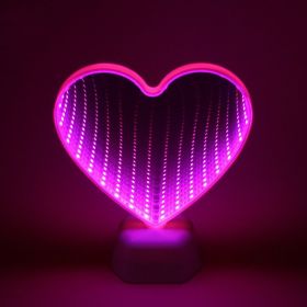 Led Creative Double-sided Love Tunnel Led Light (Option: Rose red light)