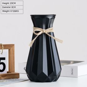 Home Anti Fall Dried Flower Vase (Option: Tall Jar Black)