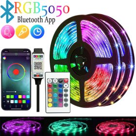 RGB Color-changing 5V Magic USB Light Strip (Option: 505024Key Bluetooth-25M)