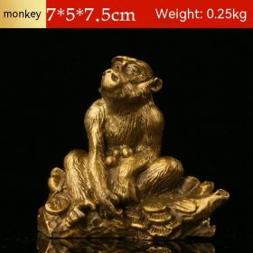 Creative Twelve Zodiac Resin Set Ornaments (Option: Monkey)