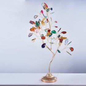 Nordic Floor Lamp Living Room Creative Agate Tree Branch Shape (Option: Sshaped table lamp-Tricolor light)