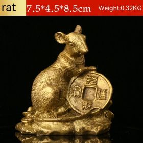 Creative Twelve Zodiac Resin Set Ornaments (Option: Rat)