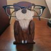 1pc Pet Glasses Stand; Wooden Eyeglass Holder Display Stand; Creative Animal Glasses Holder For Desktop Accessory; Home Office Desk Decor