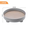 Modern Decorative Trays Home Decor Round Storage Tray Organizer Nordic Art Tray Jewelry Tray Candlestick Stand Table Living Room