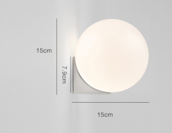 Designer Nordic Minimalist Wall Lamp (Option: Singlehead chrome models-5W)