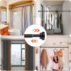 Shower Curtain Rod Adjustable Tension Curtain Rod Stainless Steel Spring Curtain Pole Heavy-Duty Steel for Bathroom Wardrobe Kitchen Balcony 31.5in/39