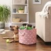 Multipurpose Pet Storage Bin Round Medium with Printing