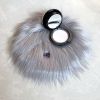 1pc Round Faux Fur Sheepskin Rugs; Fluffy Living Room Carpet; Bedroom Floor Mat; Fluffy Round Rug For Seat Cover; Photographing Background Of Jeweller