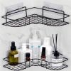 1Pc Triangle Wall Mounted Shower Caddy Rack for Bathroom and Kitchen