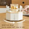 360¬∞ Rotating Pen Holder Desk Accessories Large Capacity Pencil Storage Box Desktop Organizer School Office Stationery