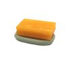 Soap Holder 2-in-1 Silicone + Soft Bath Brush Soap Box for Home Travel Soap Dish Bathroom Accessories