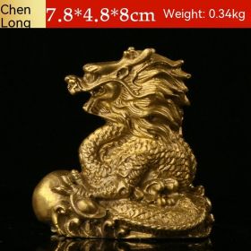 Creative Twelve Zodiac Resin Set Ornaments (Option: Dragon)