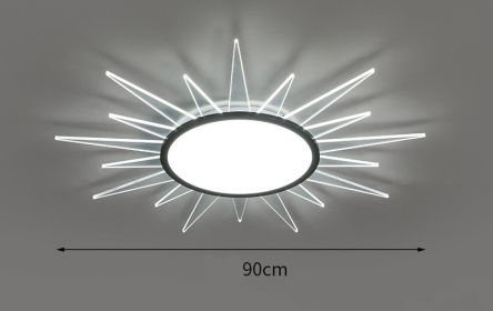 Led Living Room Lamp Modern Simple Atmosphere (Option: White light-90cm)