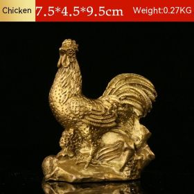 Creative Twelve Zodiac Resin Set Ornaments (Option: Chicken)