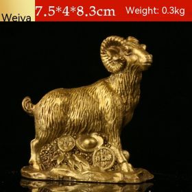 Creative Twelve Zodiac Resin Set Ornaments (Option: Sheep)