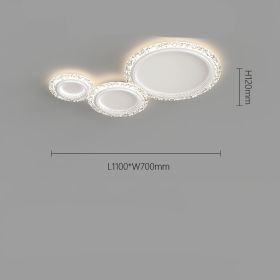 Home Creative Warm And Romantic Bedroom Lamp (Option: 8098white 110CM-Apolar modulation)