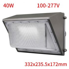 Outdoor Courtyard LED Waterproof Wall Lamp (Option: Style A-40W-6000K)